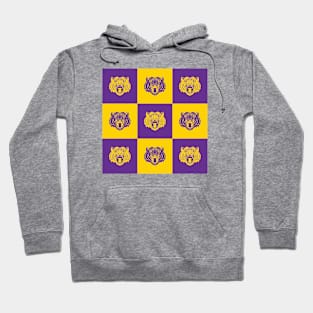 Purple and Gold Nine Tiger Cares Hoodie